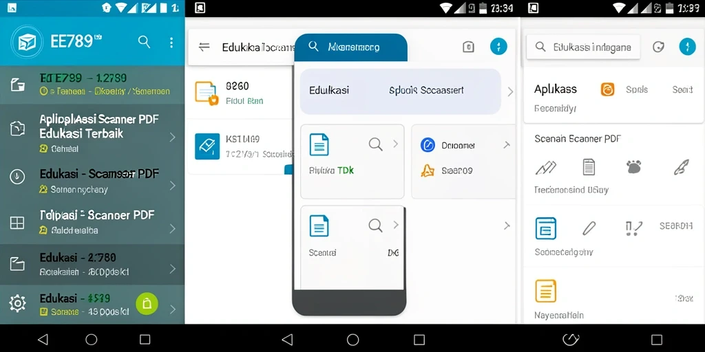 Screenshot utama EE789 menampilkan antarmuka pemindai PDF yang mudah digunakan.