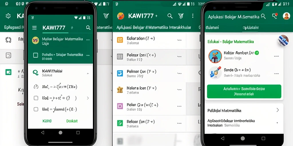 Tampilan antarmuka KAWI777 yang menarik dan interaktif.